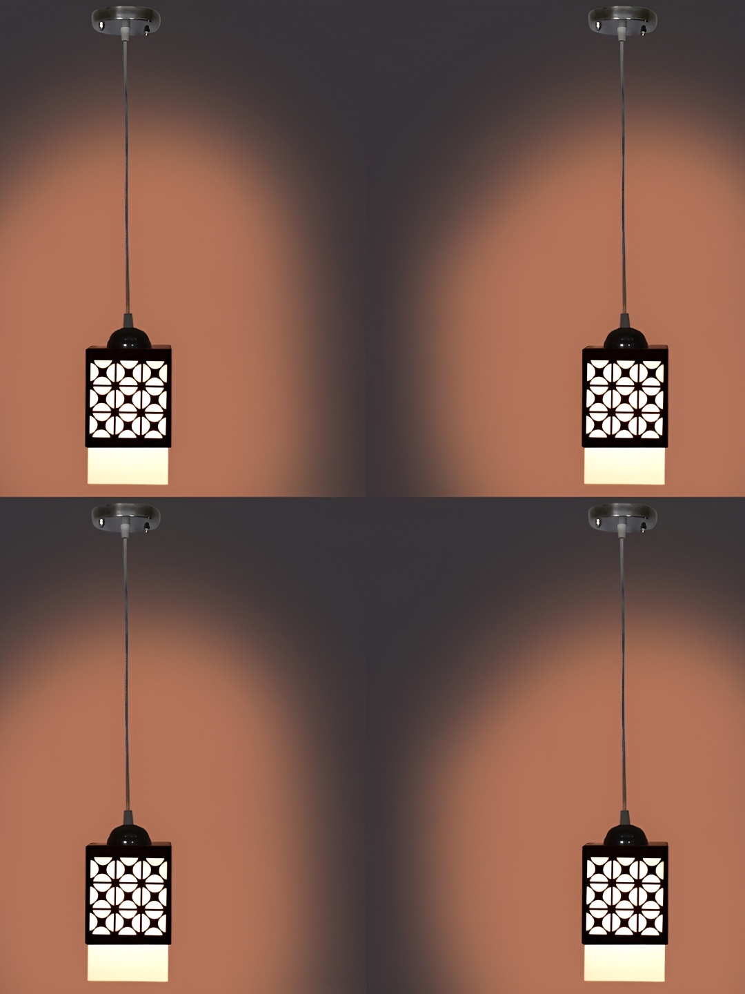 

Afast Black Textured Traditional Ceiling Lamp