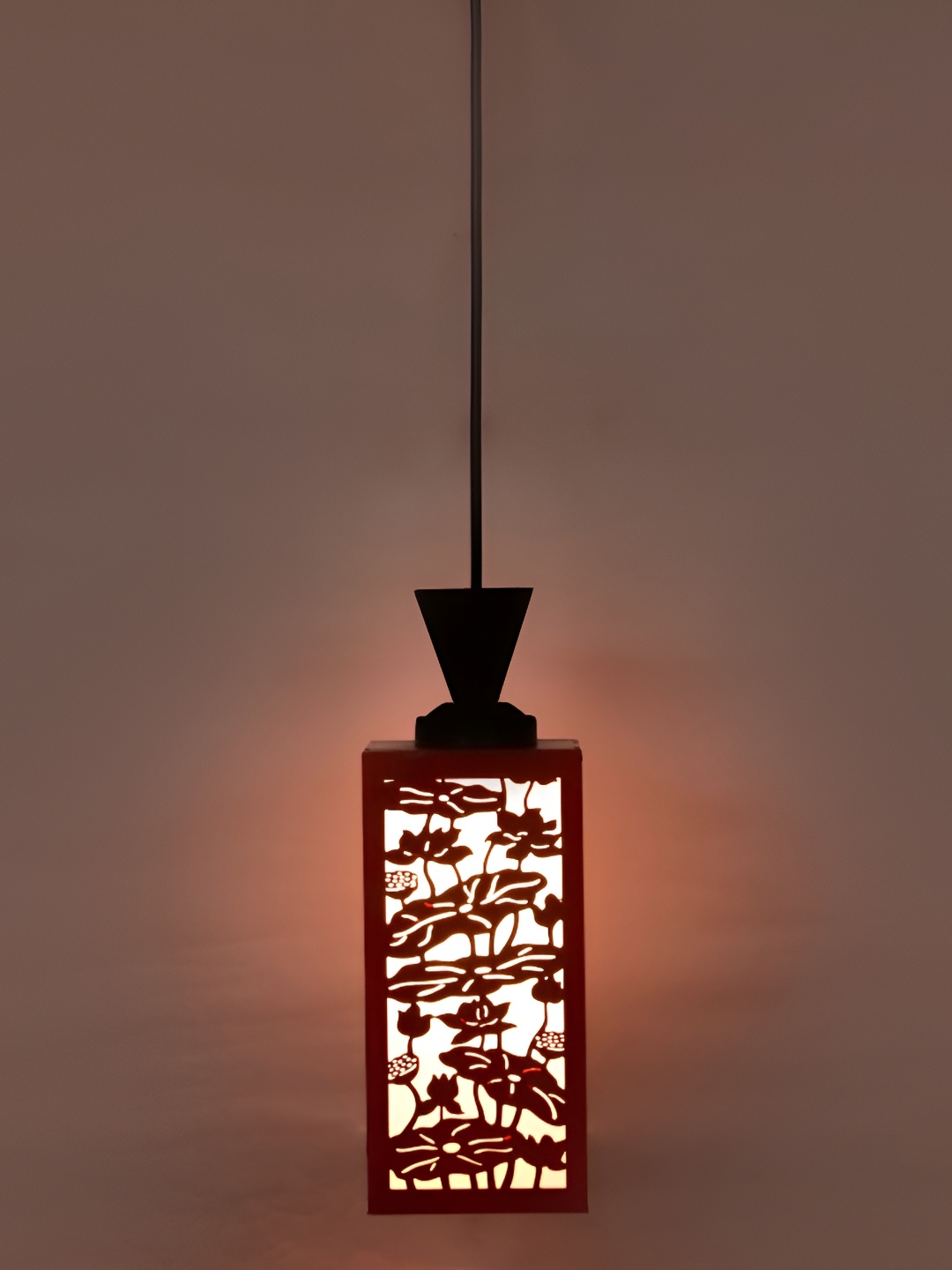 

Afast Red Textured Traditional Ceiling Lamp