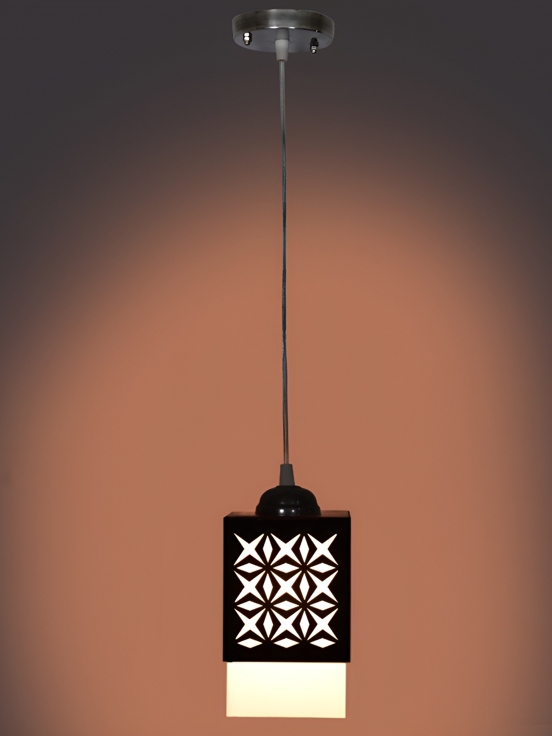 

Afast Brown Textured Ceiling Lamp