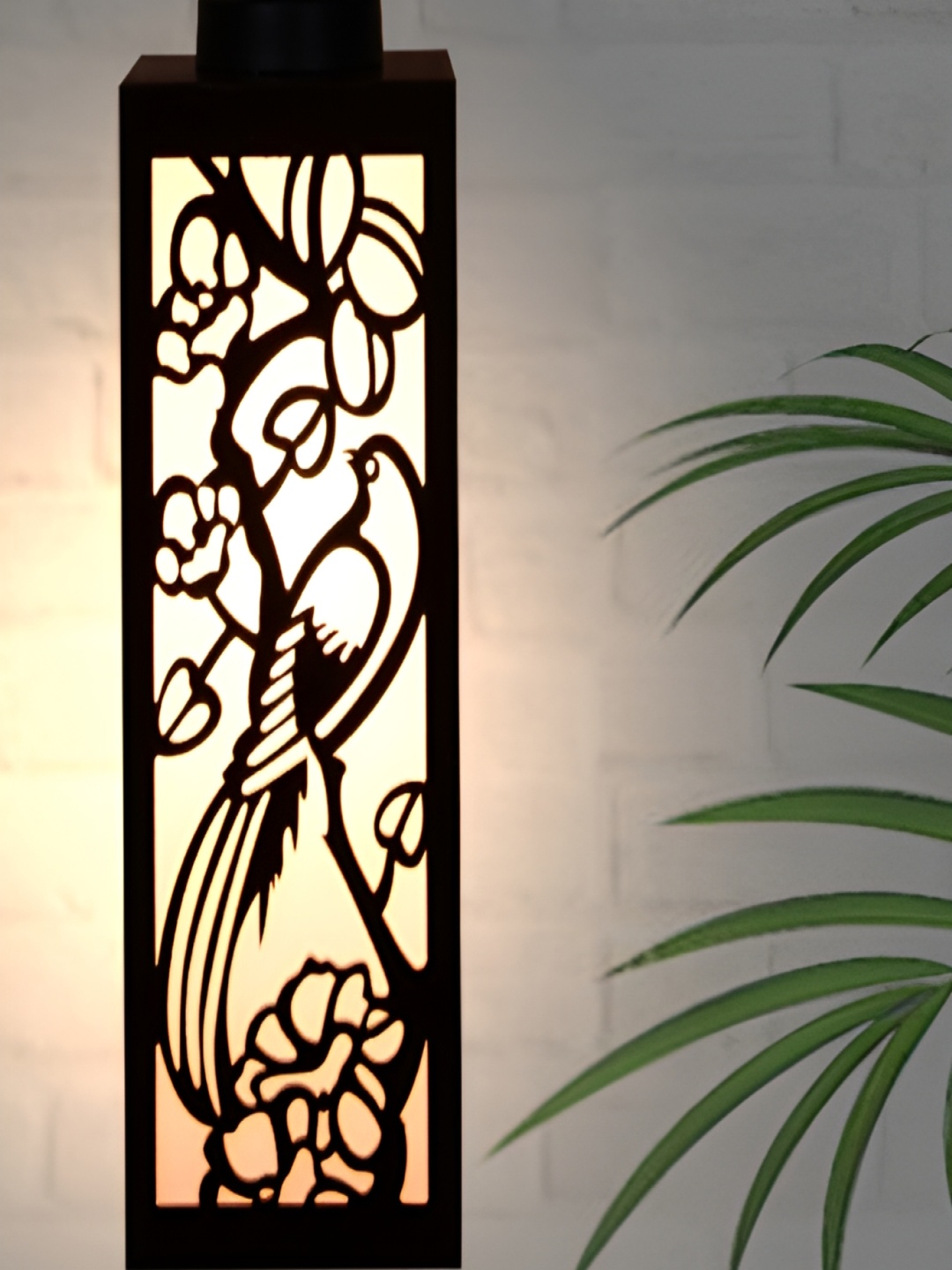 

Afast Brown Textured Traditional Wooden Ceiling Lamp
