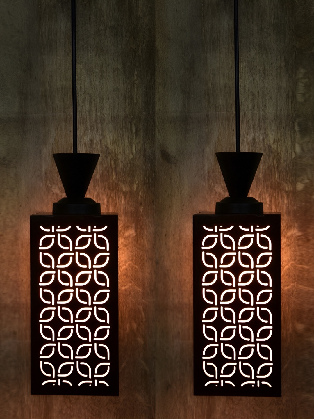 

Afast Brown Textured Traditional Ceiling Lamp