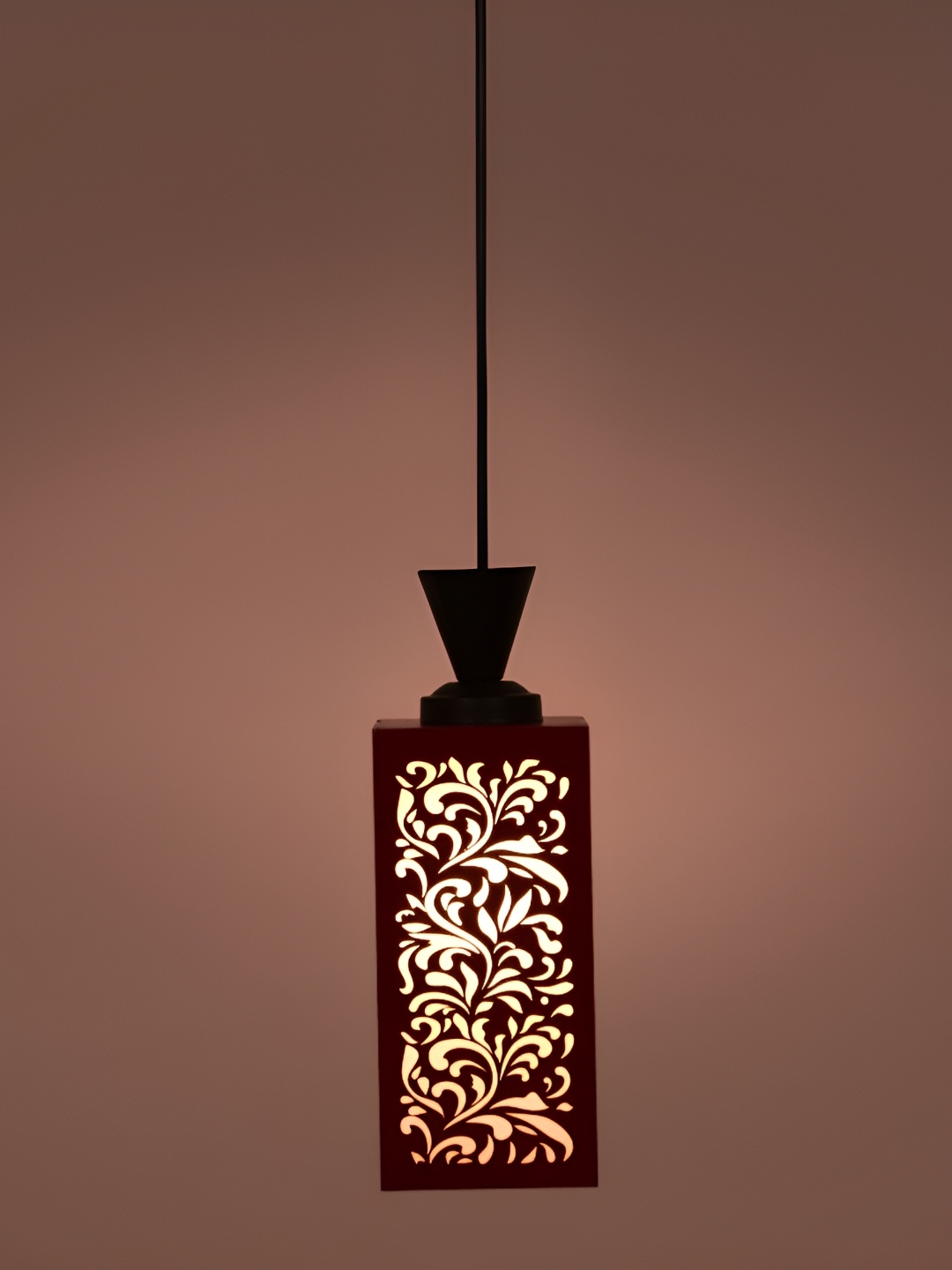 

Afast Red TWooden raditional Ceiling Lamp
