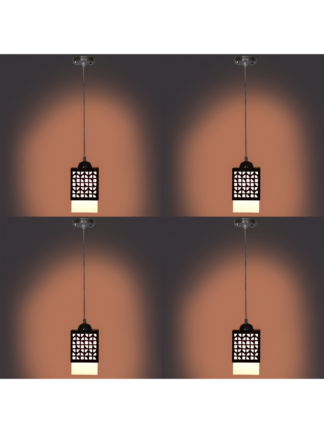 

Afast Brown 4 Pieces Textured Ceiling Lamp