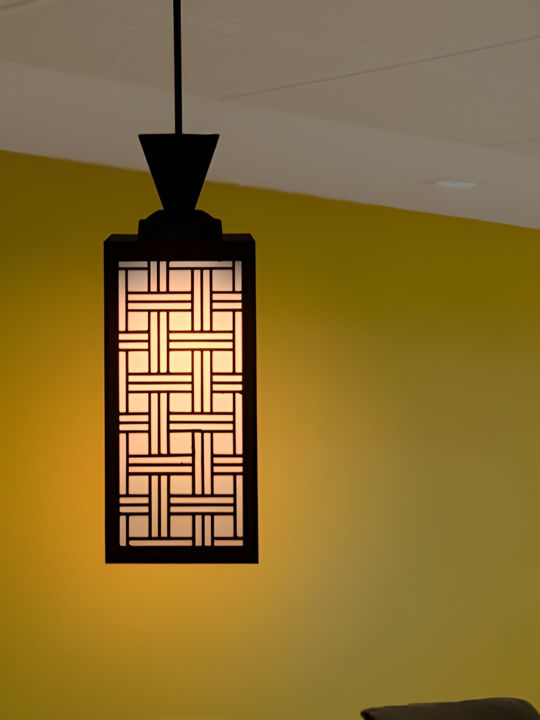 

Afast Brown Textured Ceiling Lamp