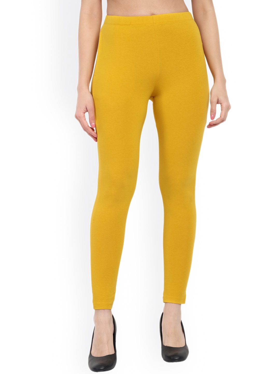 

ONE SKY Ankle-Length Leggings, Mustard