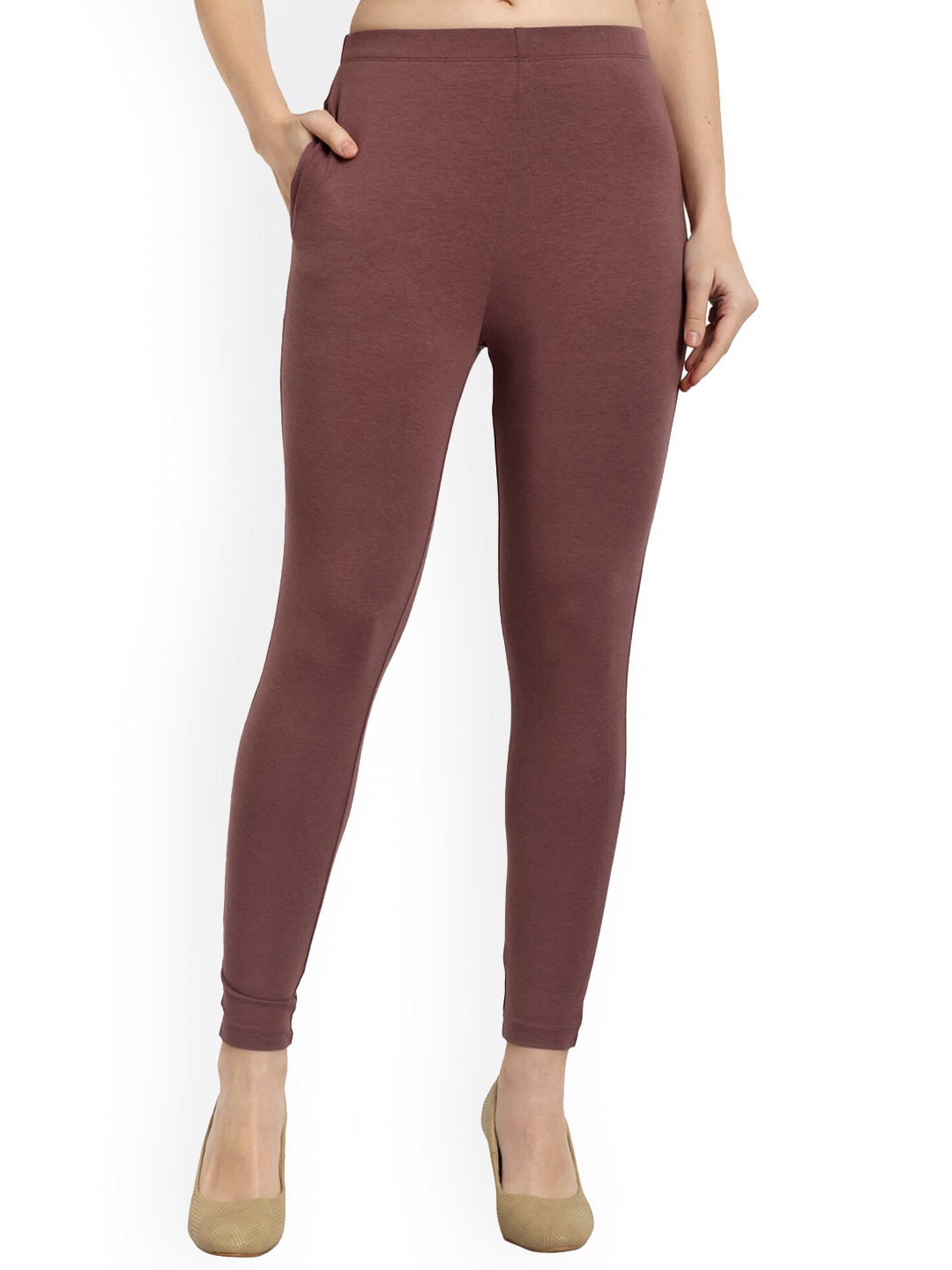 

ONE SKY Ankle-Length Leggings, Brown