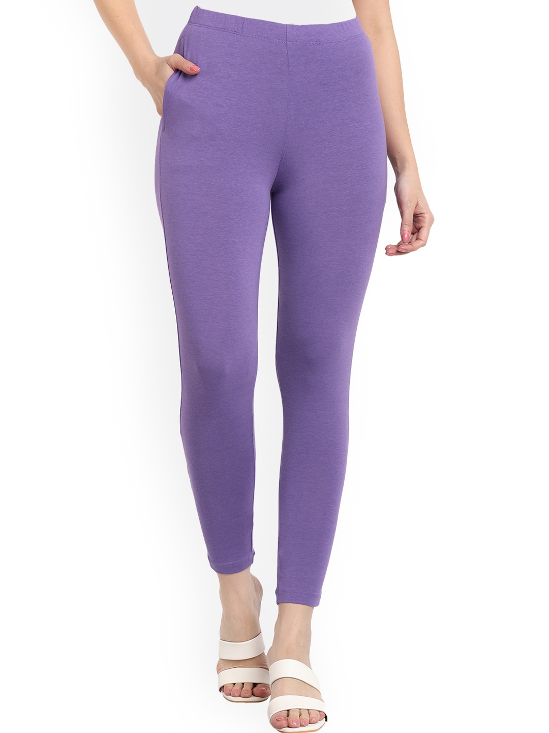 

ONE SKY Ankle-Length Leggings, Lavender