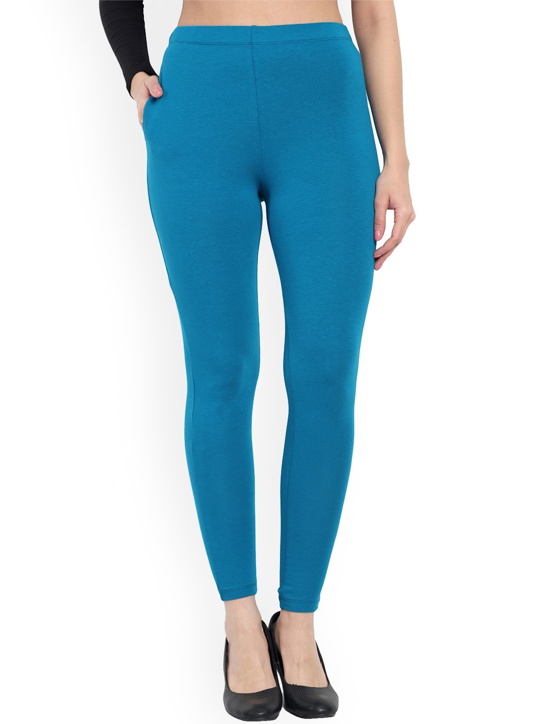 

ONE SKY Ankle-Length Leggings, Teal