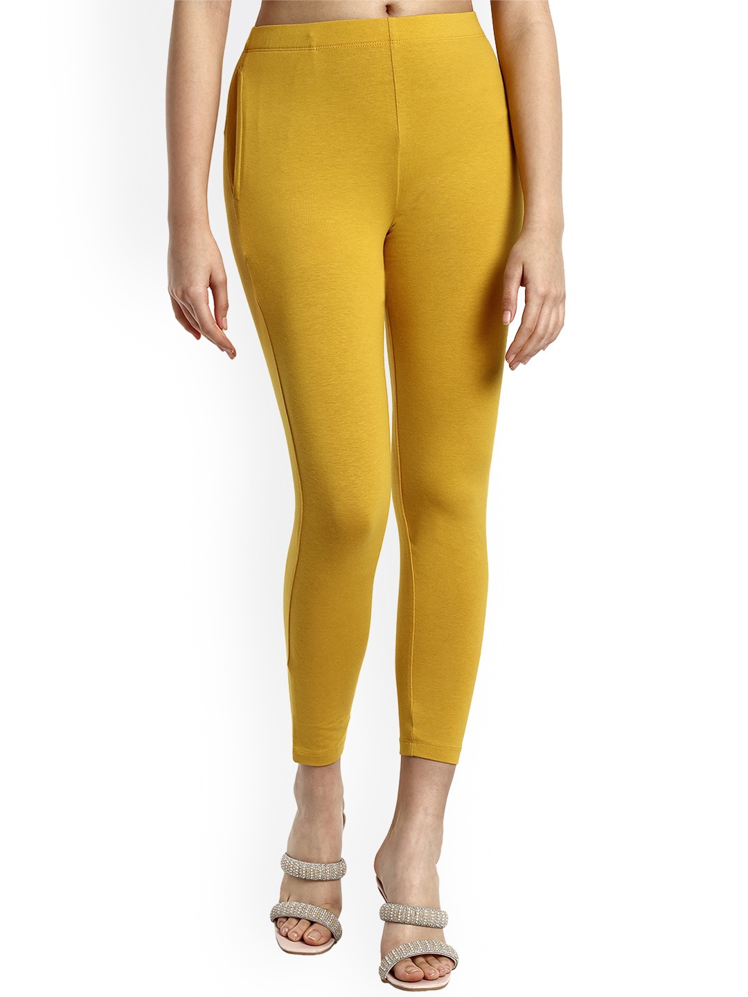 

ONE SKY Ankle-Length Leggings, Mustard