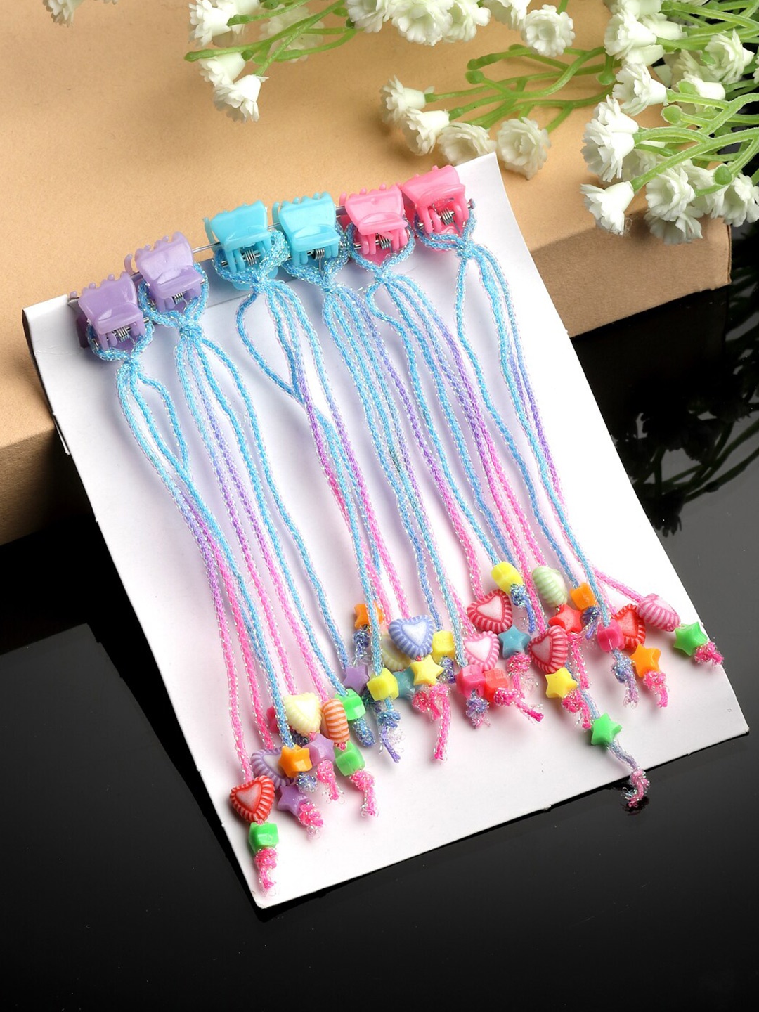 

Stoln Girls Set of 6 Claw Clips, Blue