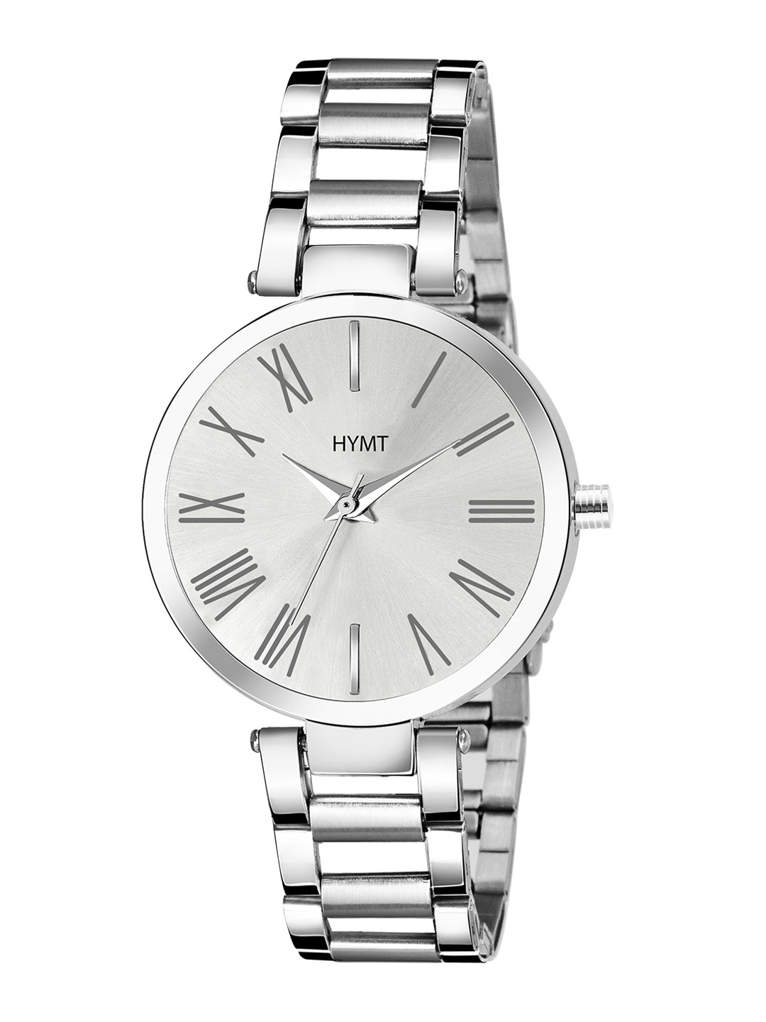 

HYMT Women Dial & Stainless Steel Bracelet Style Straps Analogue Watch HMTY-8020, White