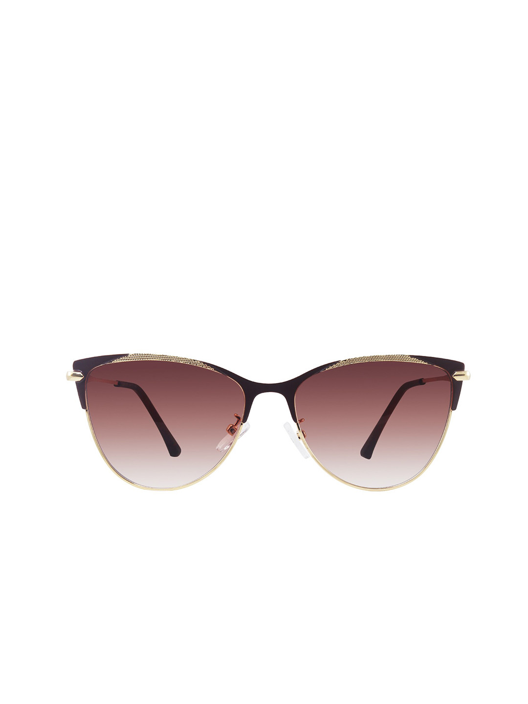 

HASHTAG EYEWEAR Women Cateye Sunglasses with UV Protected Lens B80-681, Brown