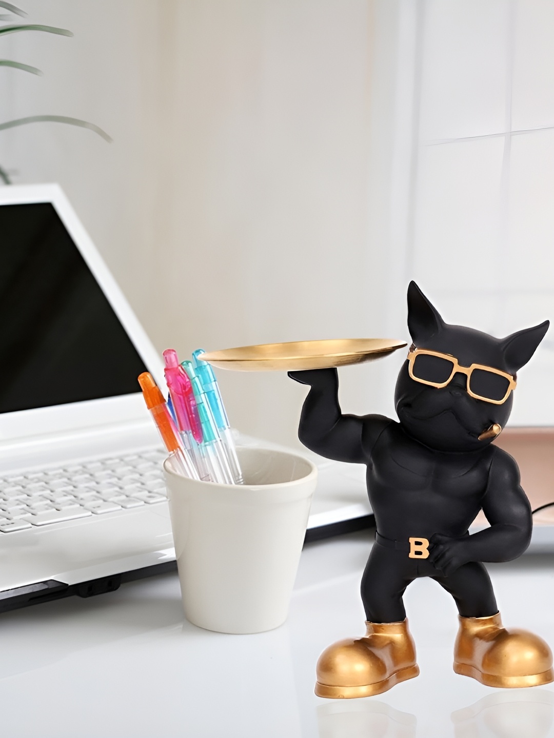 

Satyam Kraft Black 1 Pc Bulldog Showpiece