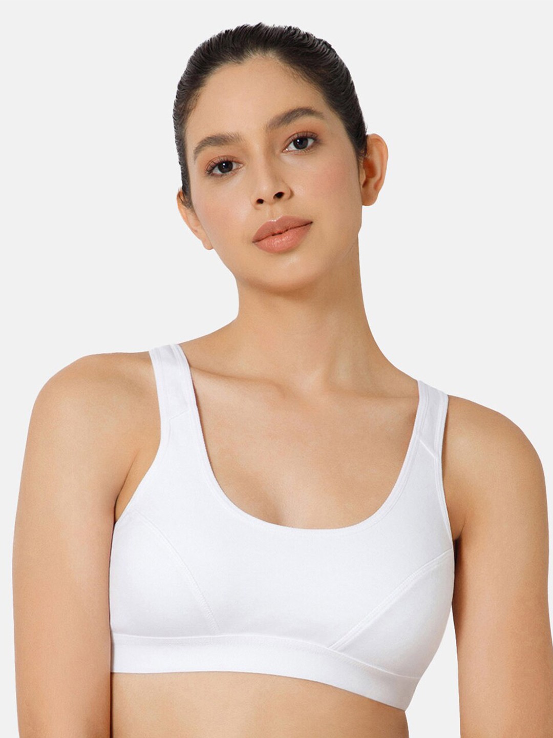 

NAIDU HALL Full Coverage Cotton Everyday Bra With All Day Comfort, White