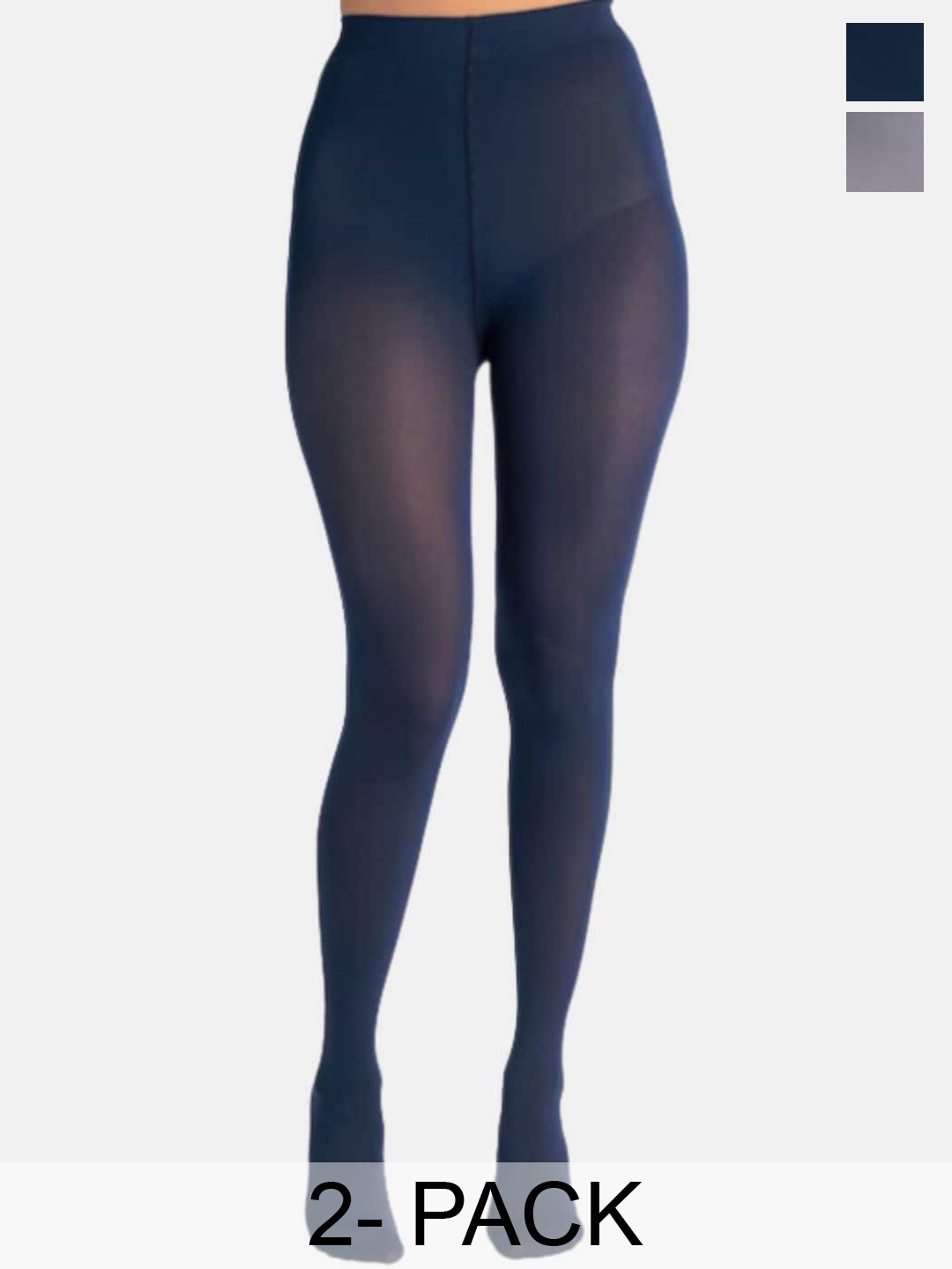 SECRETS BY ZEROKAATA Pack Of 2 Assorted Pantyhose Stockings