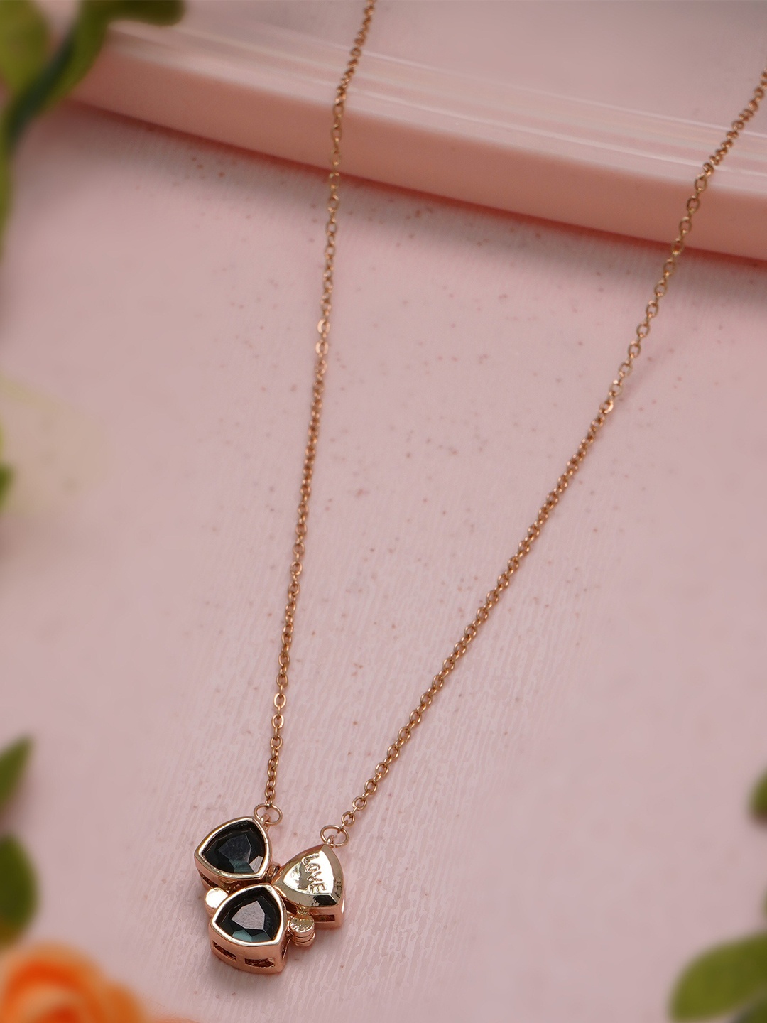 

Ramdev Art Fashion Jwellery Gold-Plated Minimal Necklace