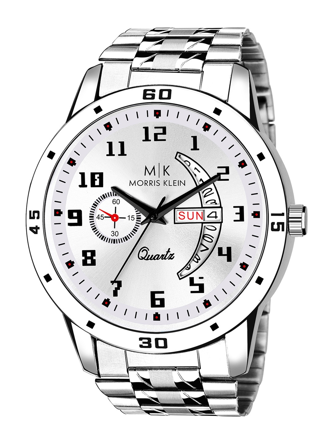 

MORRIS KLEIN Men Printed Dial & Stainless Steel Analogue Multi Function Watch MK-2018, White