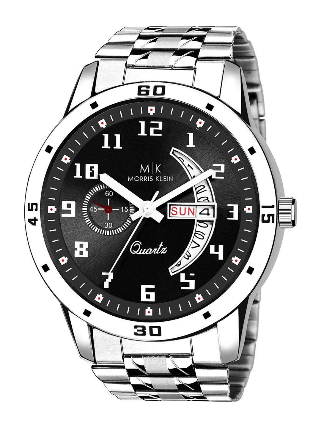 

MORRIS KLEIN Men Printed Dial & Stainless Steel Analogue Multi Function Watch MK-2017, Black