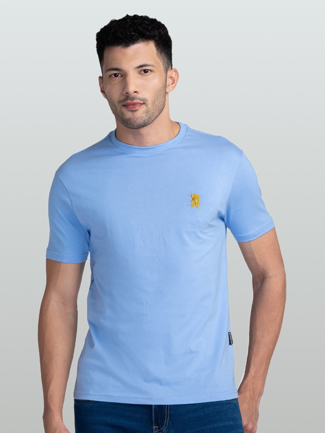 

GIORDANO Slim Fit Cotton T-shirt, Blue