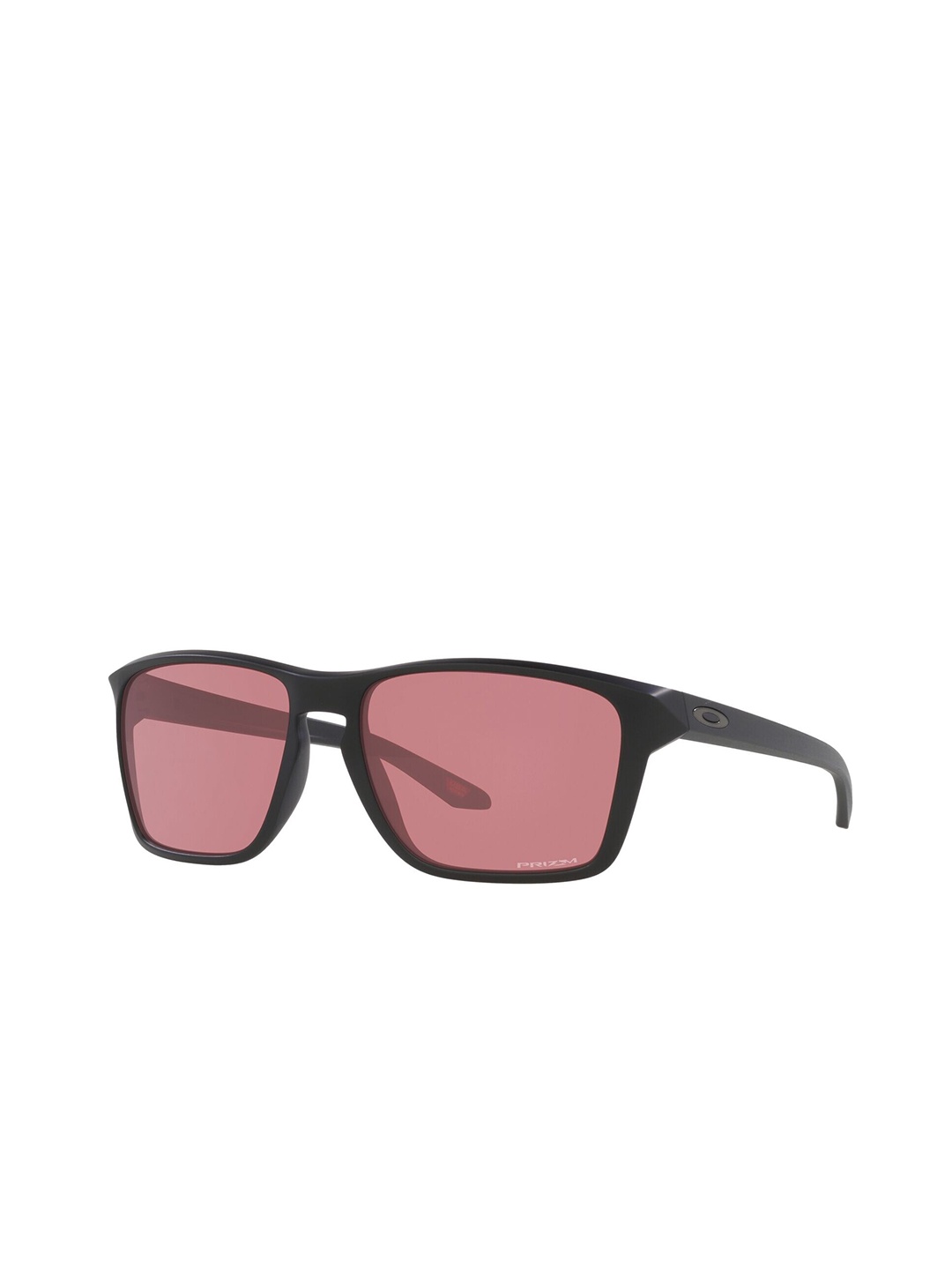 

OAKLEY Men Rectangle Sunglass with UV Protected Lens, Red