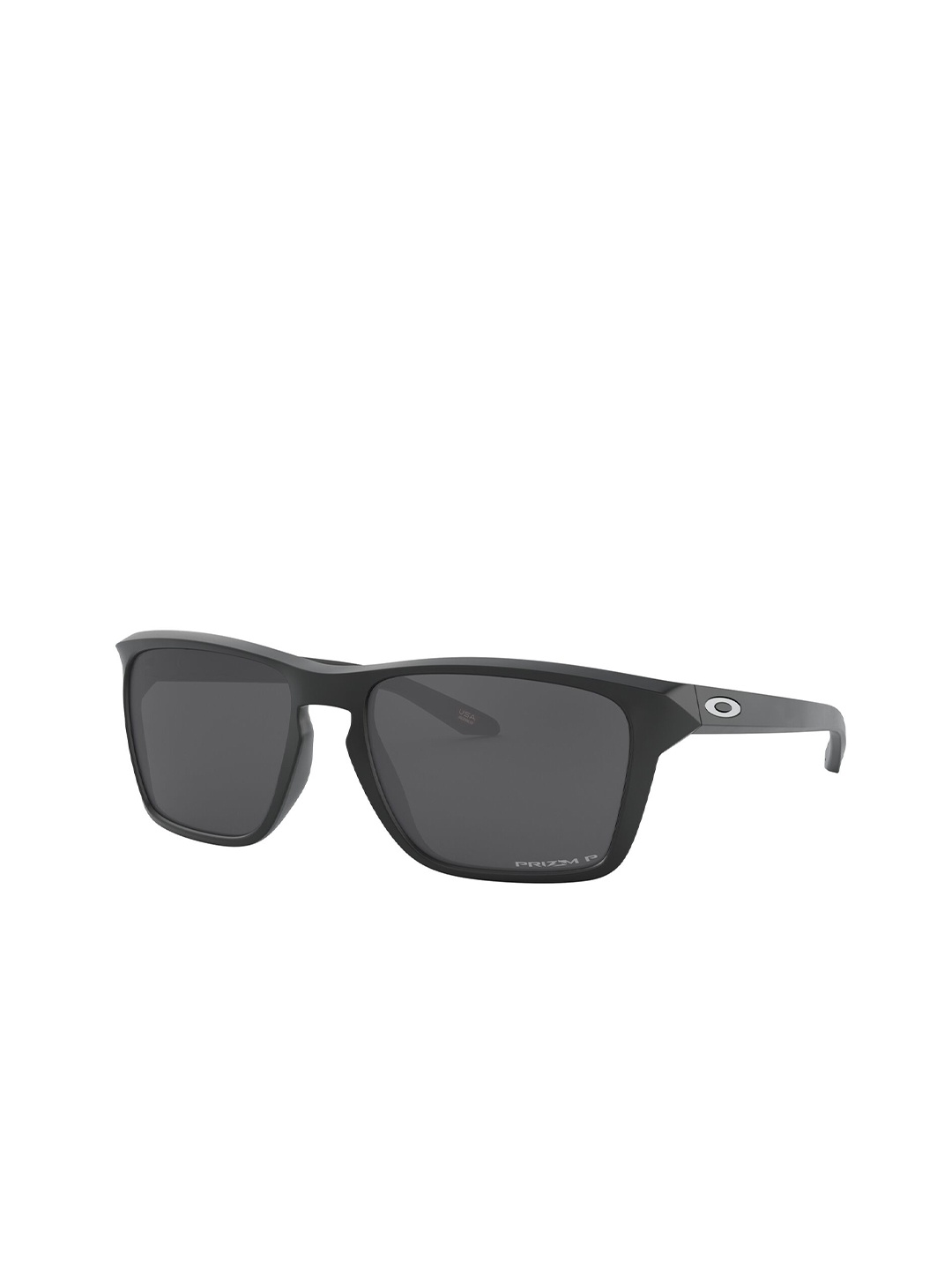 

OAKLEY Men Rectangle Sunglass with Polarised & UV Protected Lens, Grey