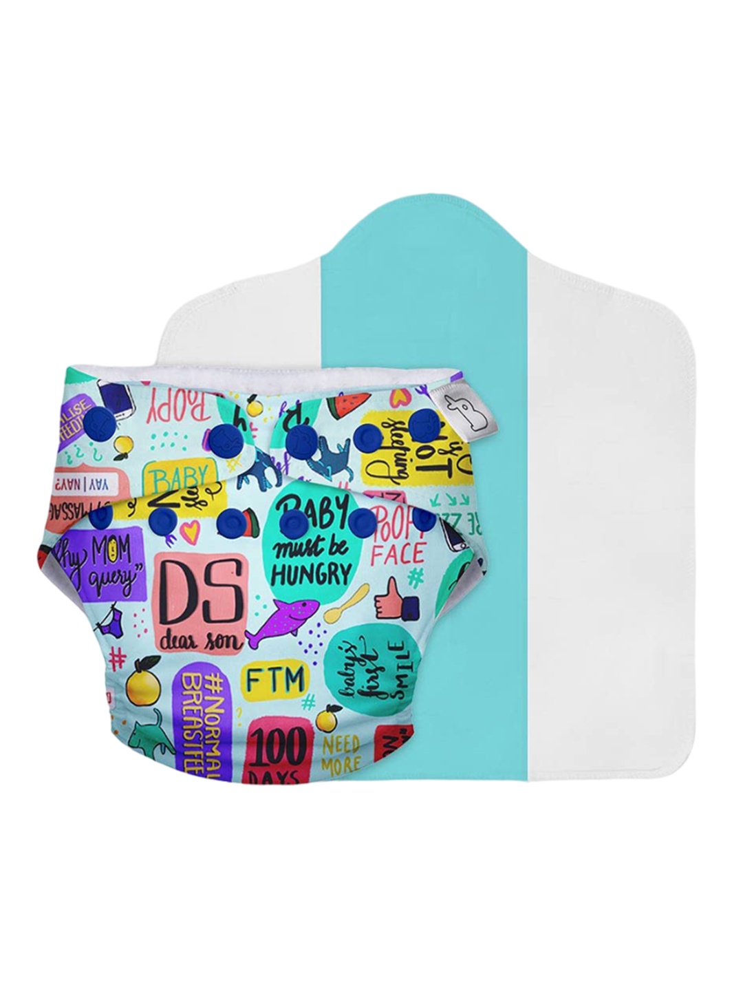 

SuperBottoms UNO Reusable Cloth Diaper With Easy Snaps, White