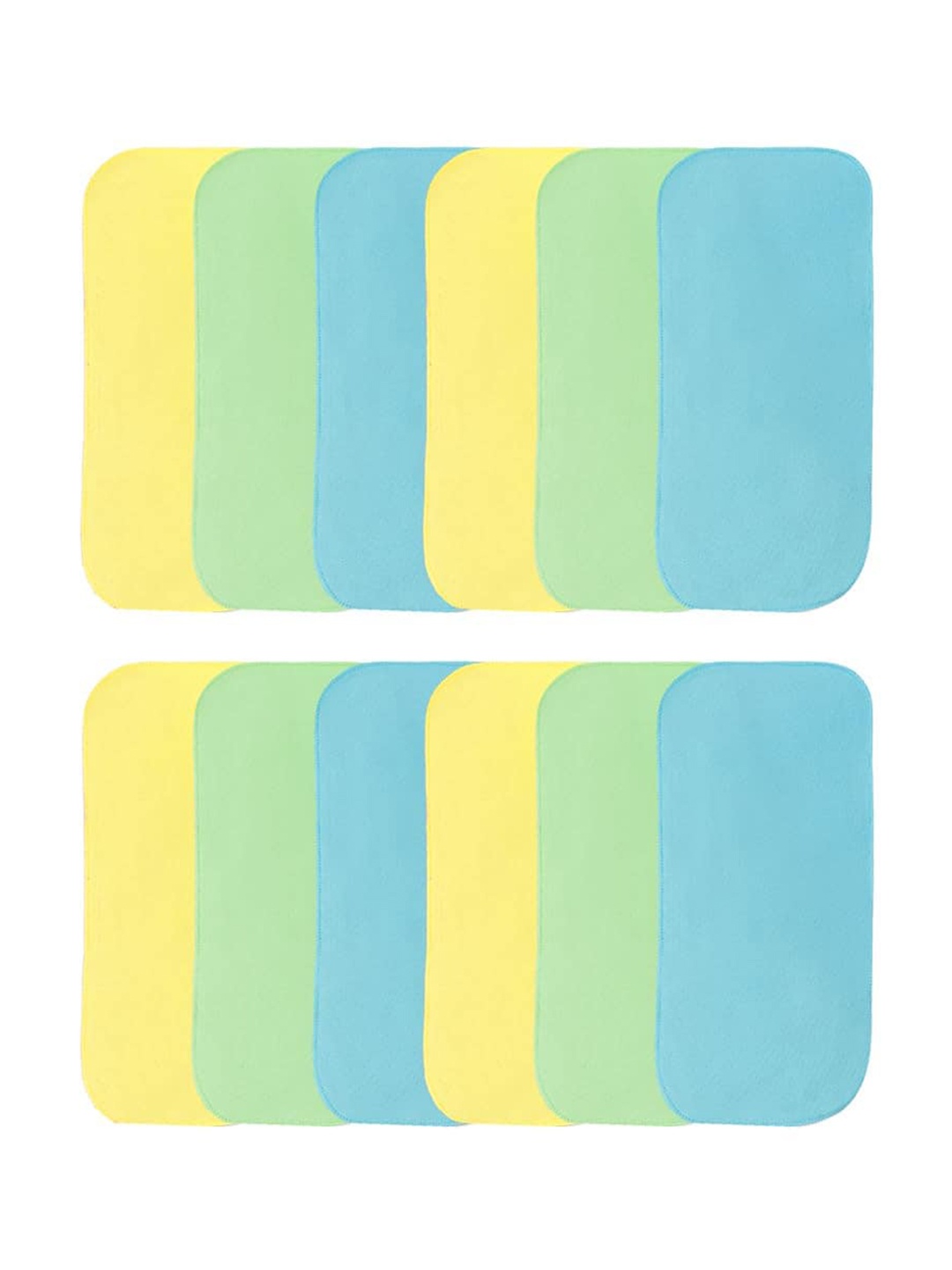

SuperBottoms Set Of 12 Easy Clean Top Sheet Insert, Yellow