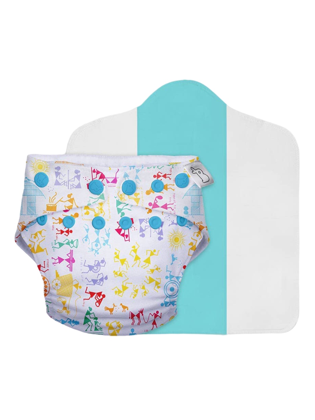 

SuperBottoms Dry Feel Reusable Cloth Diaper, White