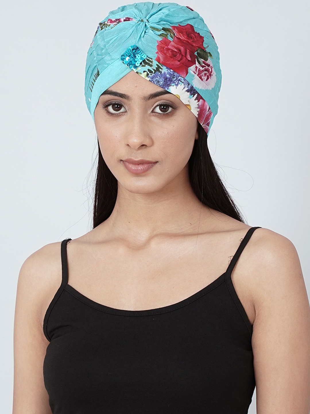 

First Resort by Ramola Bachchan Women Printed Bandana Headband, Blue