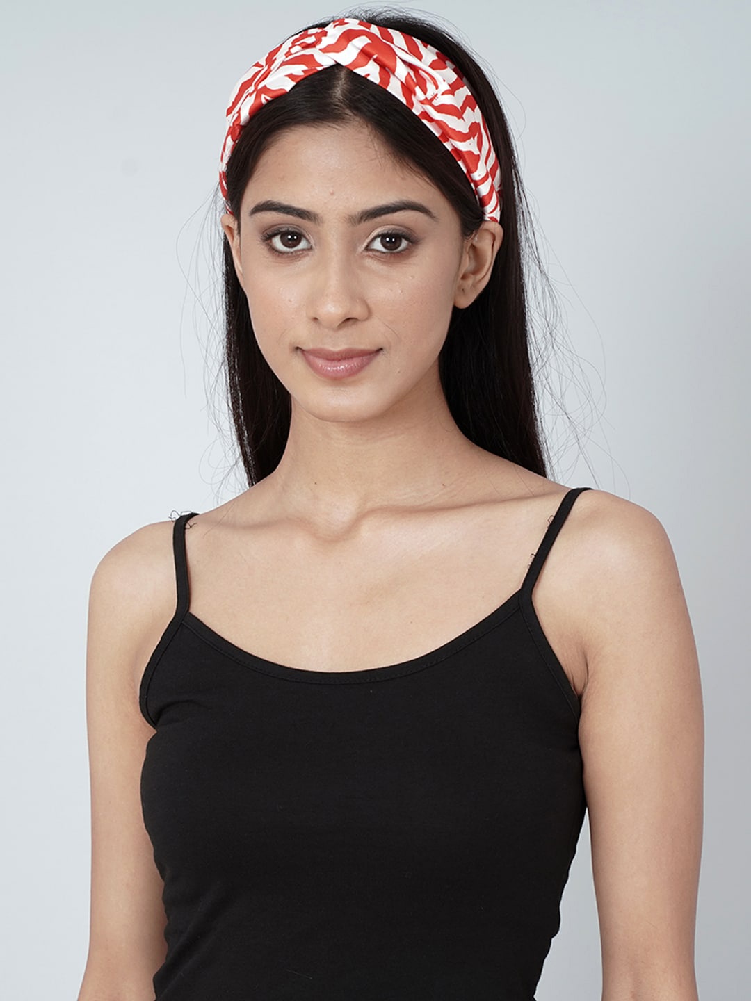 

First Resort by Ramola Bachchan Women Printed Bandana Headband, White