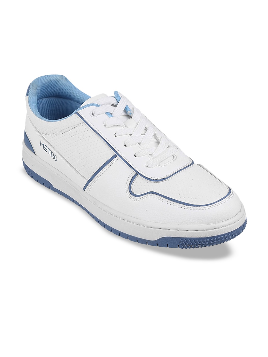 

Metro Men Textured Comfort Insole Lace-Up Sneakers, Blue