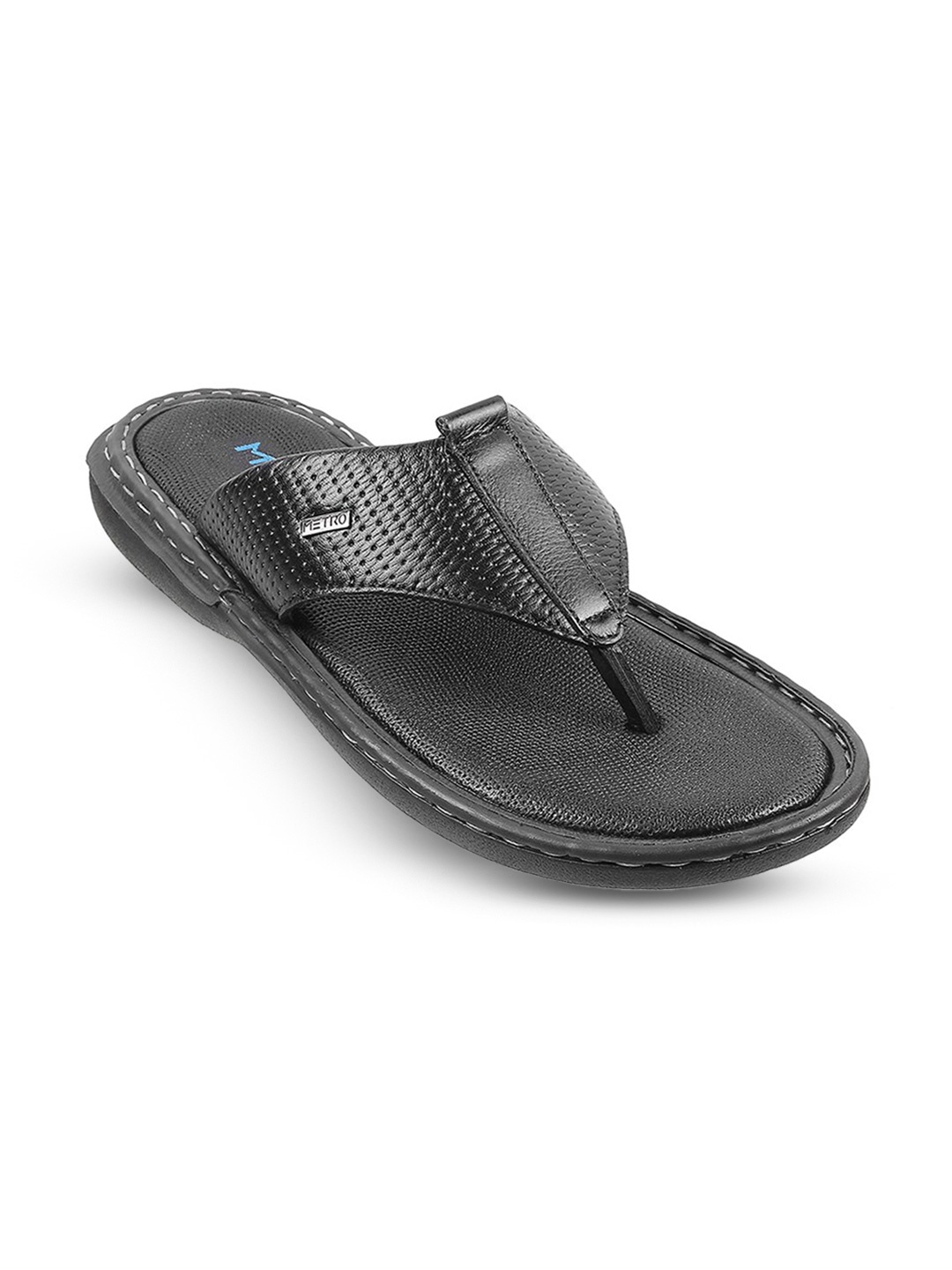 

Metro Men Leather Comfort Sandals, Black