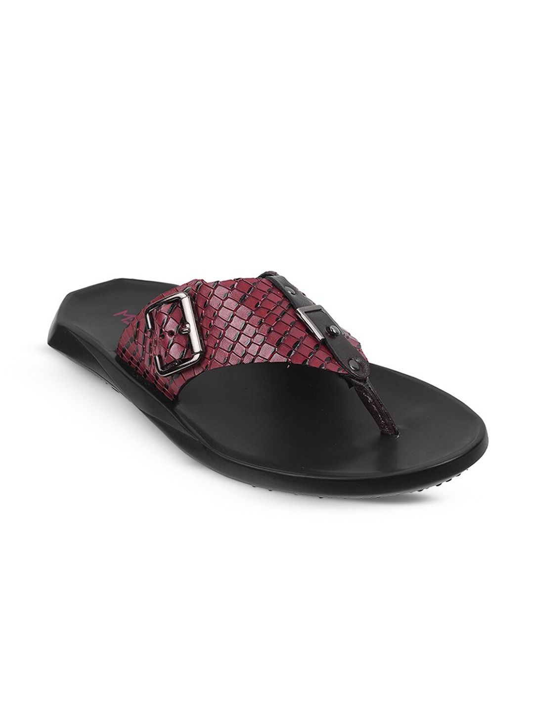 

Metro Men Leather Comfort Sandals, Maroon