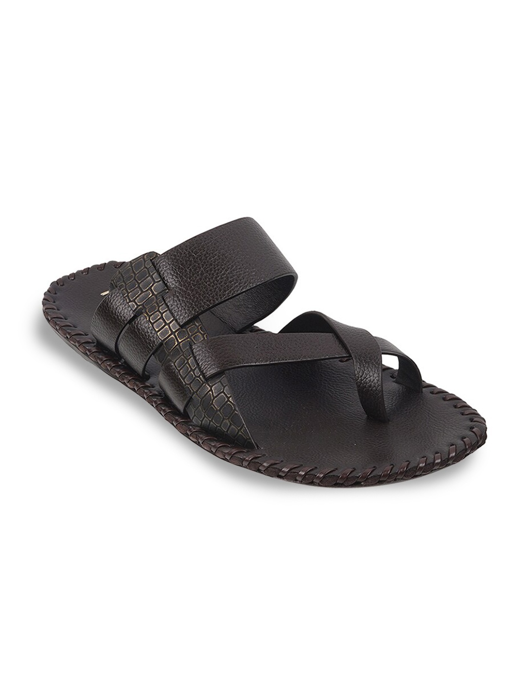 

Metro Men Leather Comfort Sandals, Brown