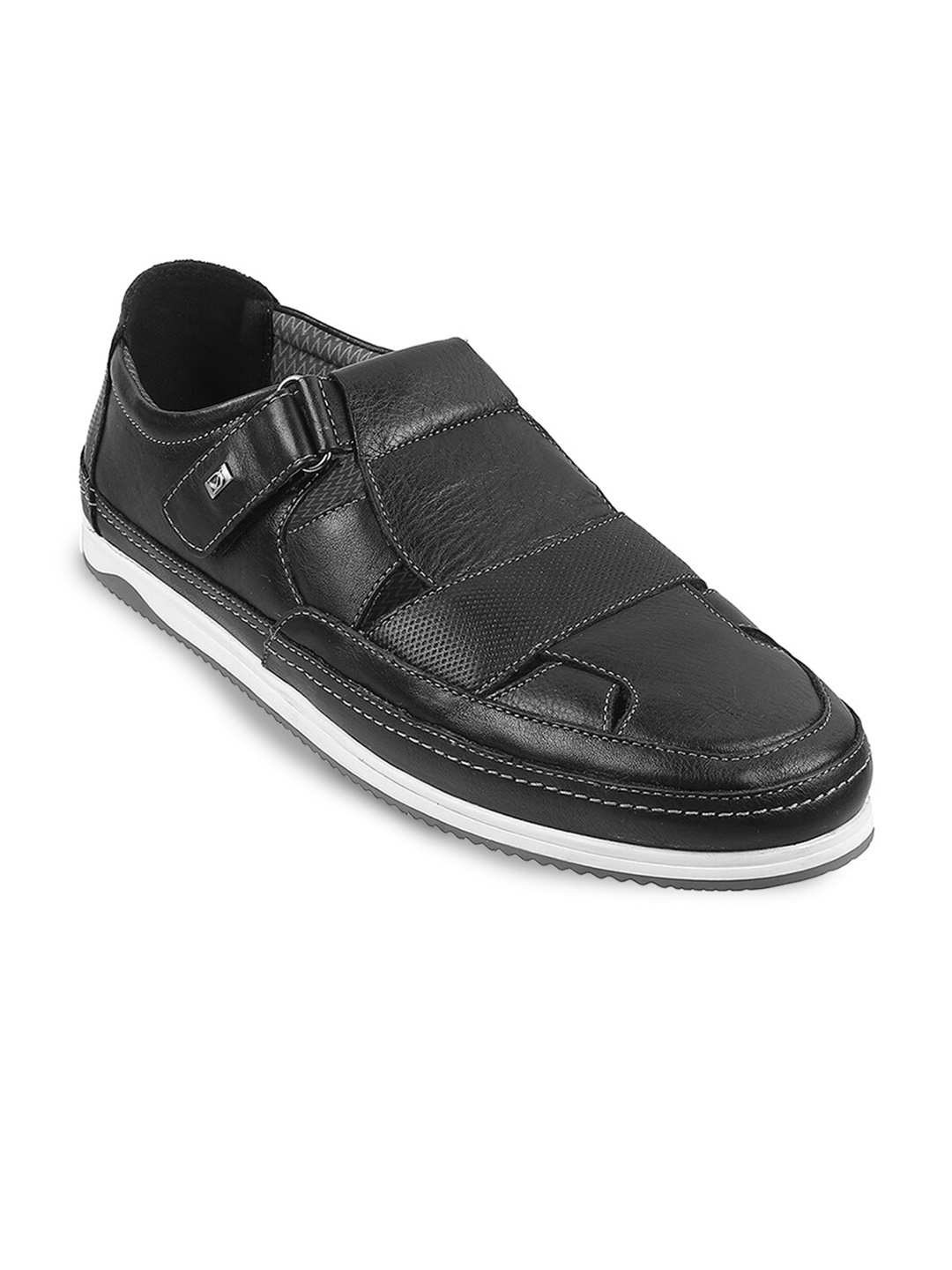 

DAVINCHI Men Shoe-Style Sandals, Black