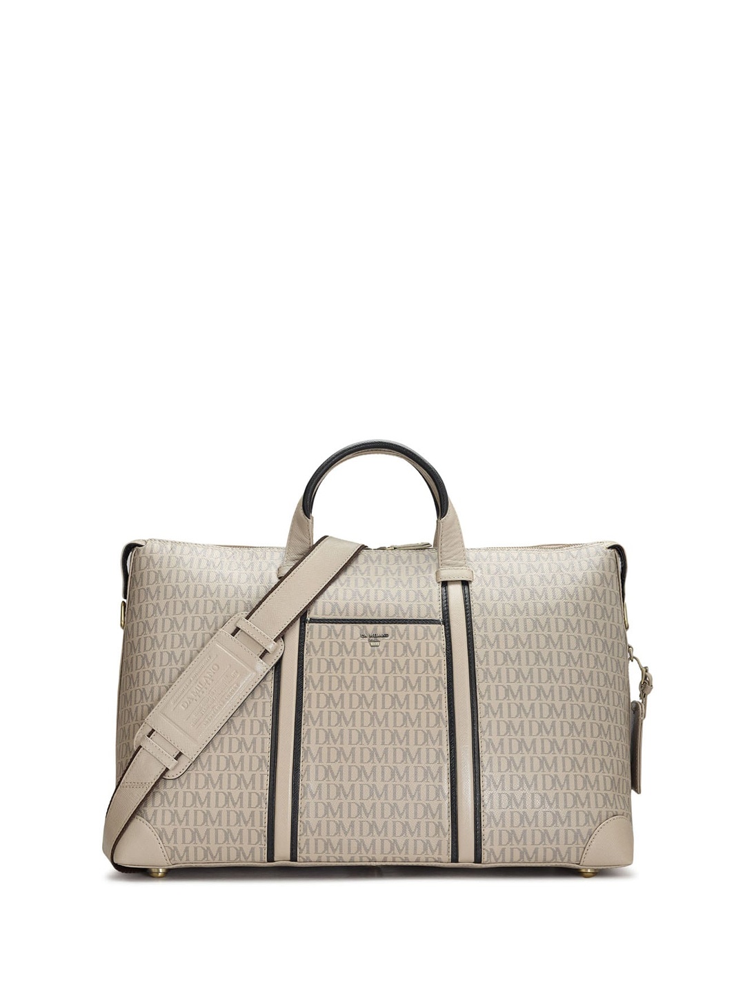 

Da Milano Printed Medium Casual Duffel Bag, Beige