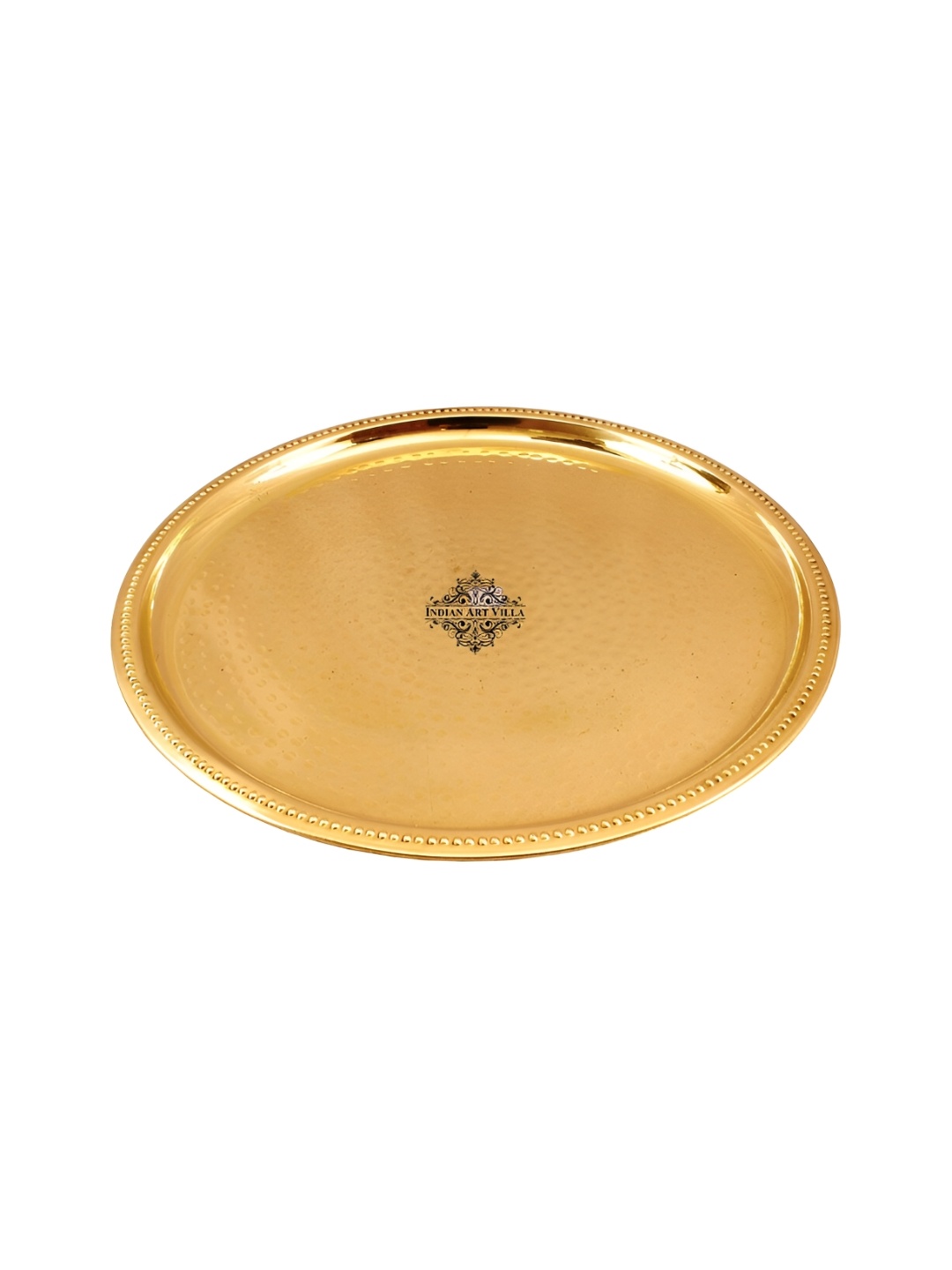 

INDIAN ART VILLA Gold-Toned Brass Plates