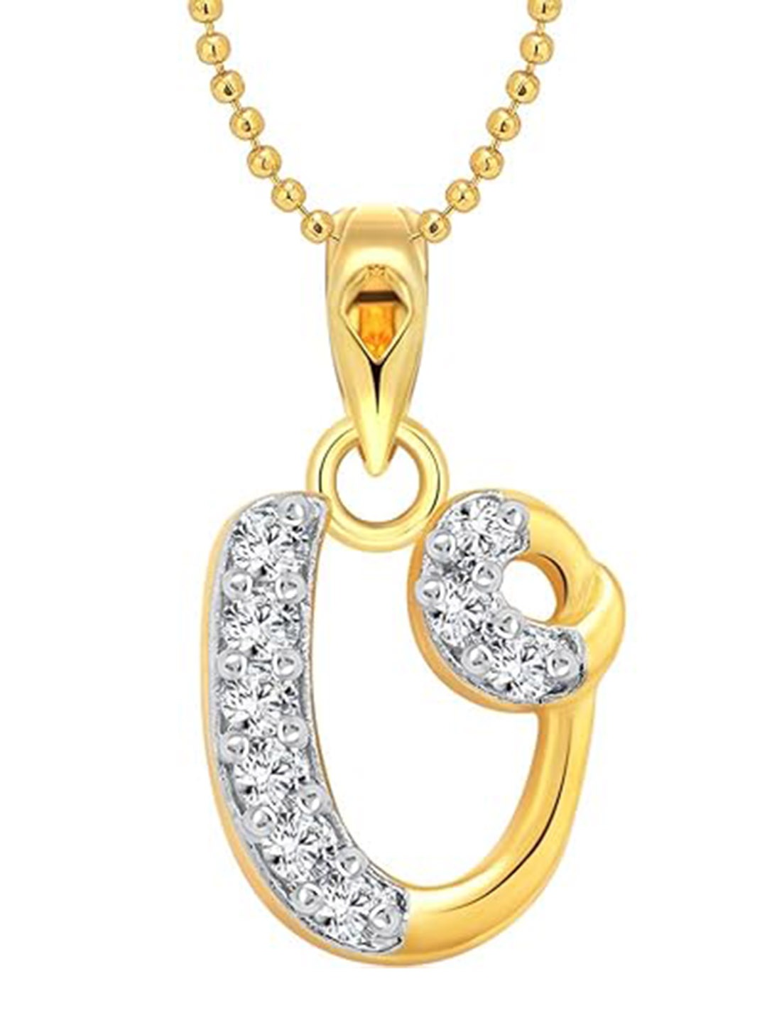 

Vighnaharta Gold and Rhodium Plated Contemporary Pendants with Chains