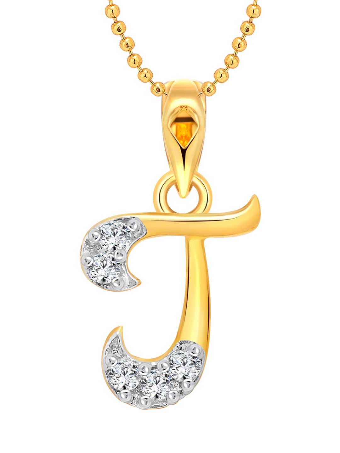 

Vighnaharta Gold and Rhodium Plated Contemporary Pendants with Chains