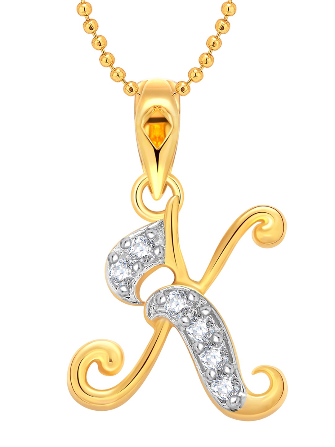 

Vighnaharta Gold-Plated Quirky Pendants with Chains