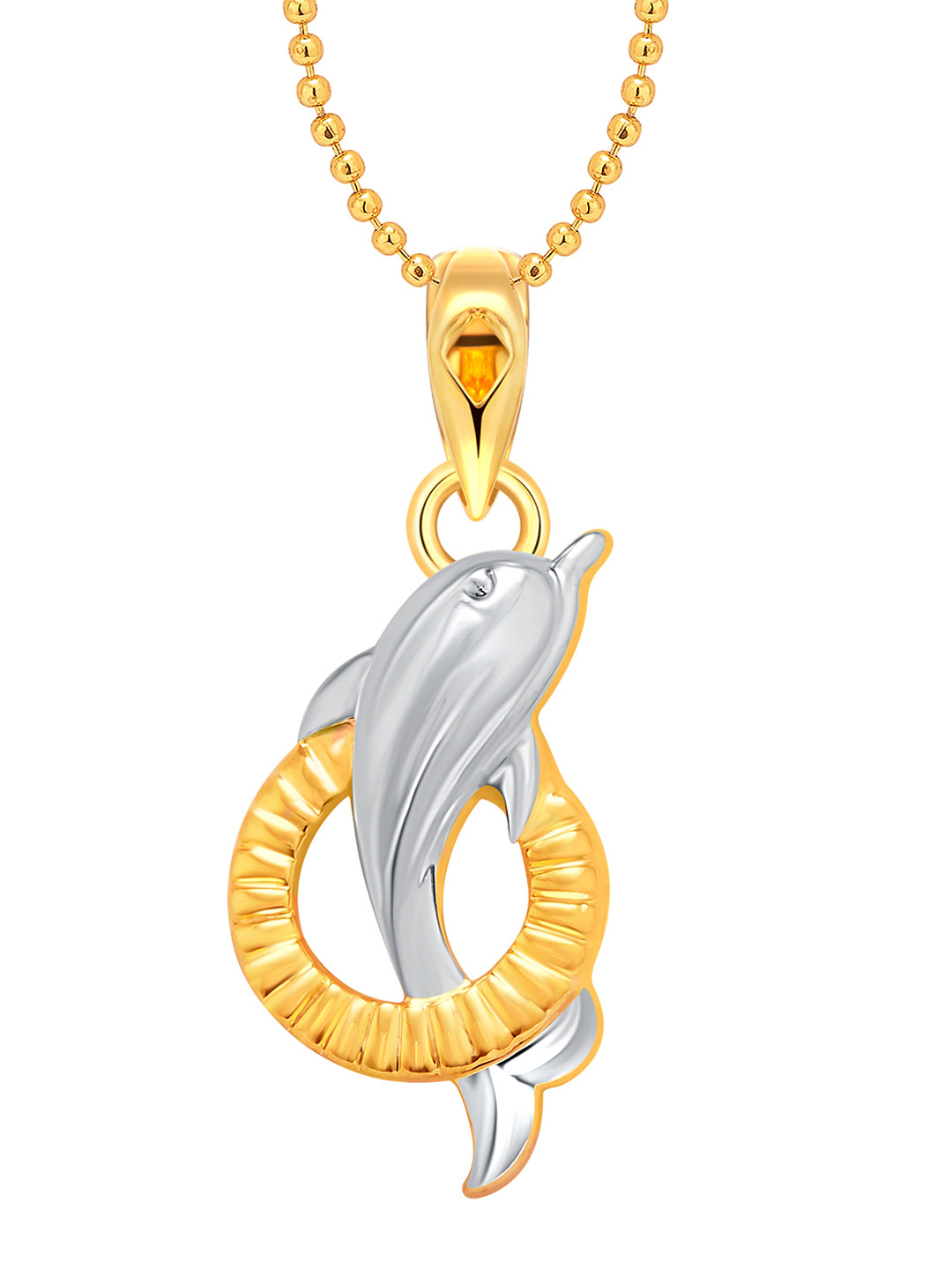 

Vighnaharta Gold-Plated Animal Shaped Pendant