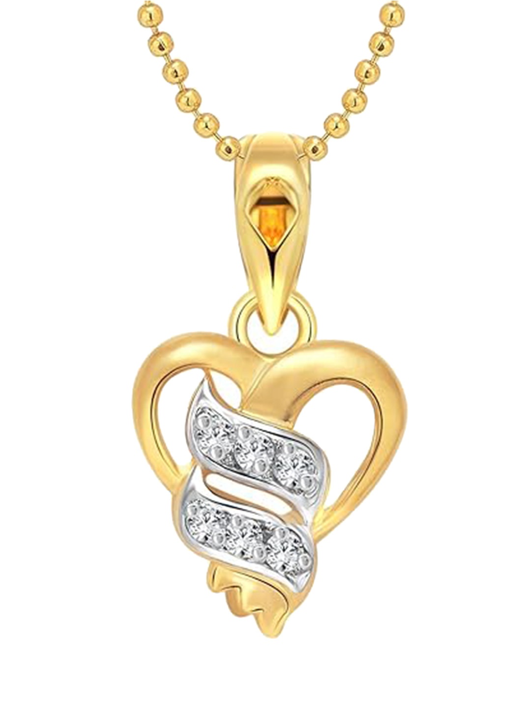 

Vighnaharta Gold-Plated Contemporary Pendants with Chains