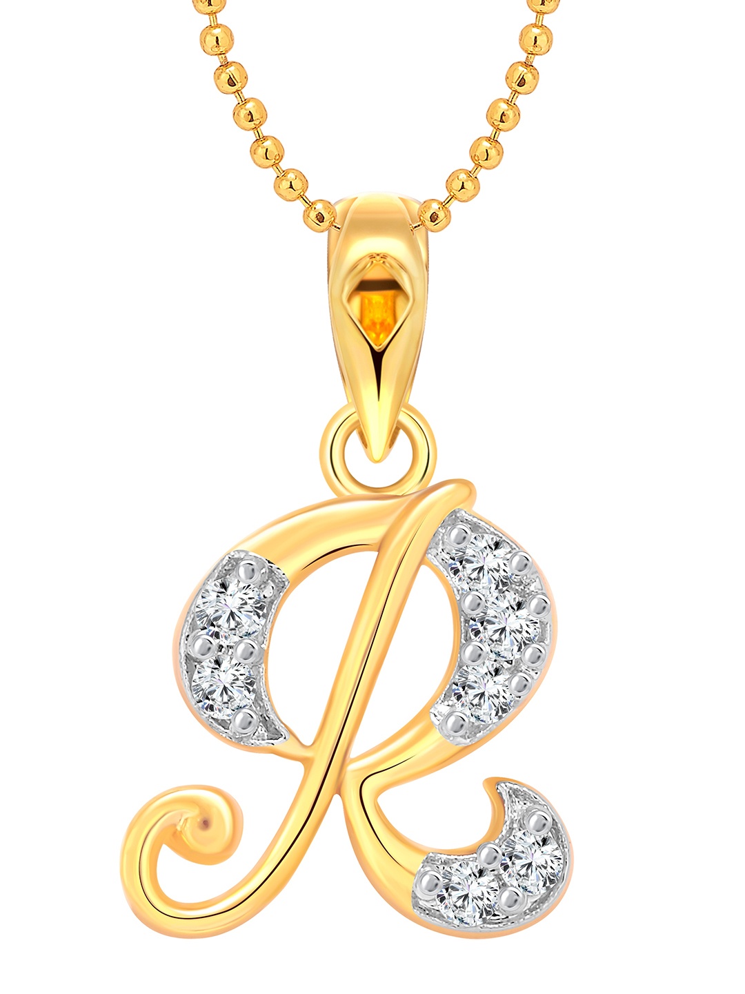 

Vighnaharta Gold and Rhodium Plated Contemporary Pendants with Chains