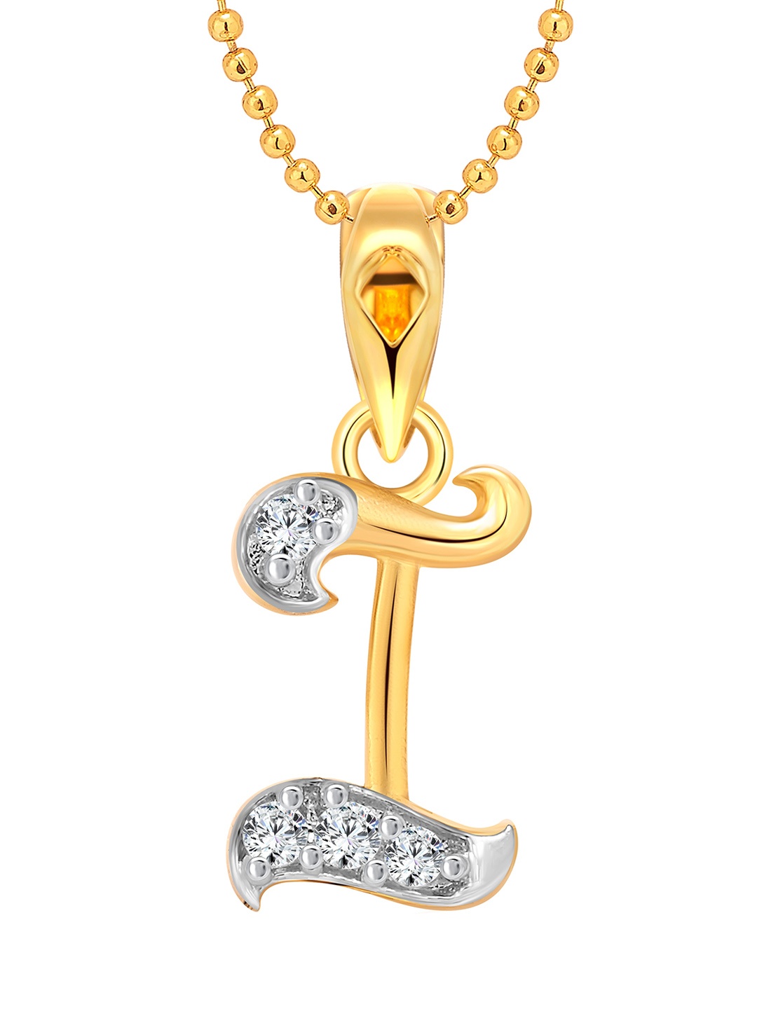 

Vighnaharta Gold-Plated Contemporary Pendants with Chains