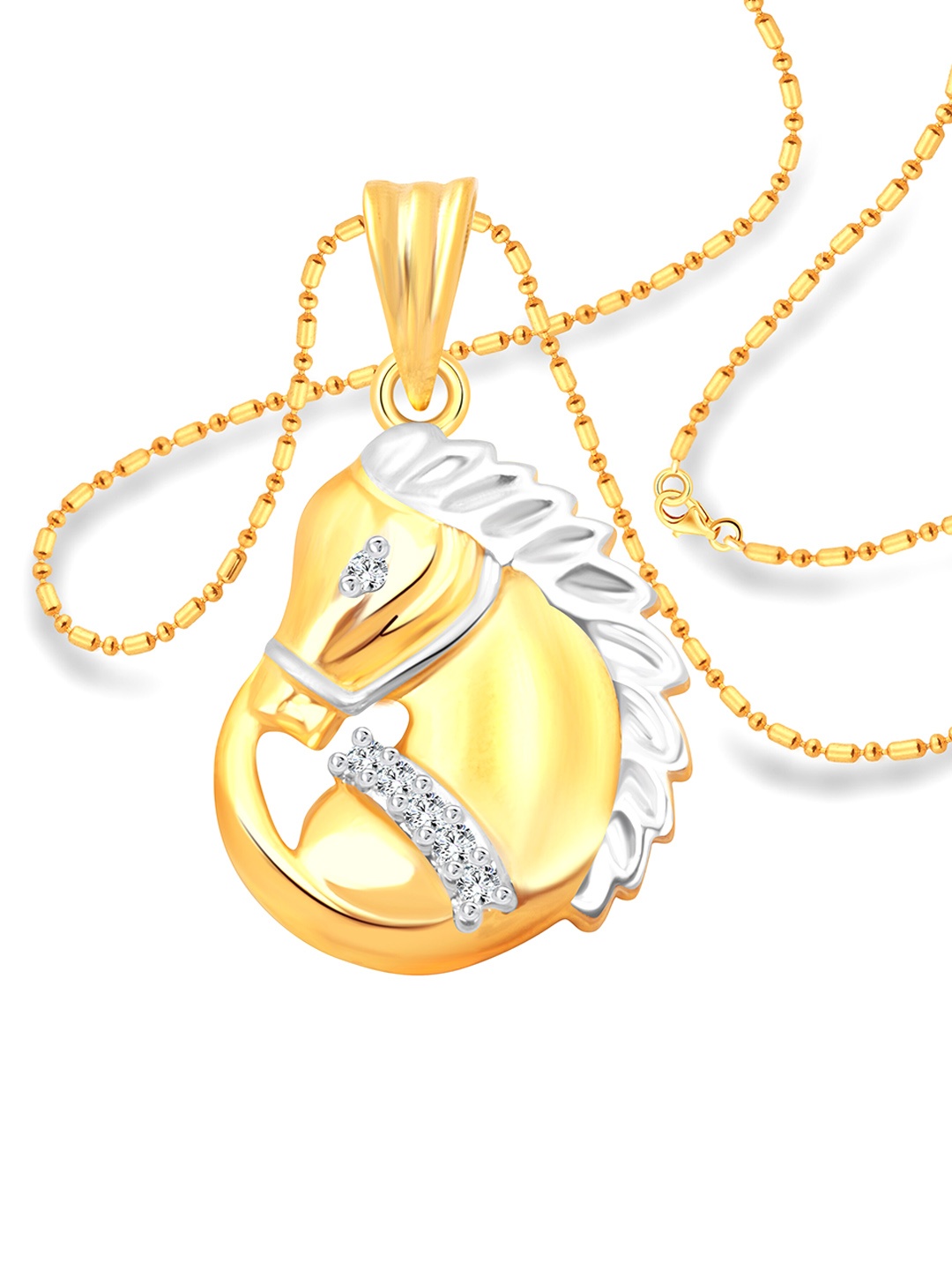 

Vighnaharta Gold-Plated Contemporary Pendant