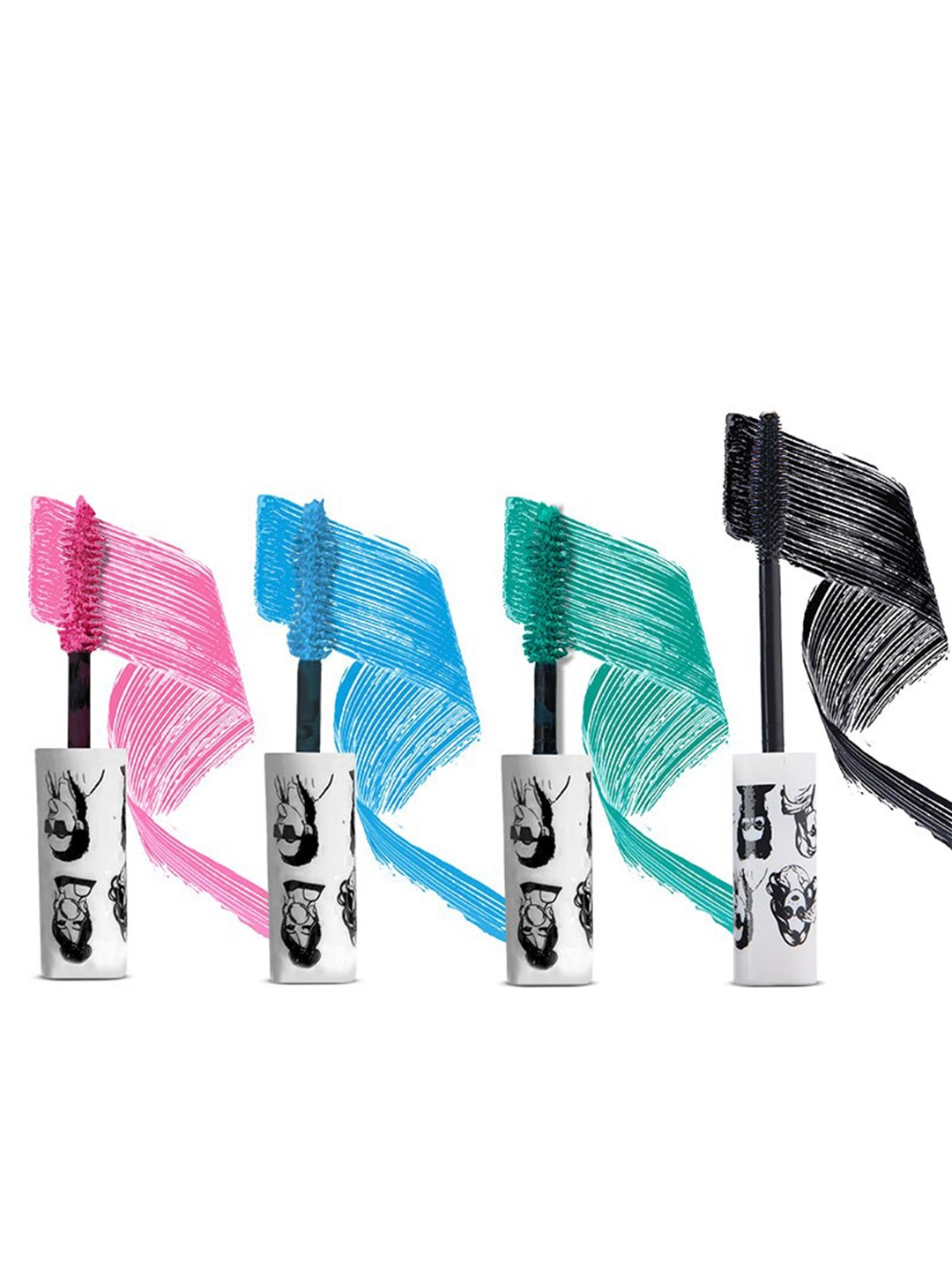 

Elitty TrendBurst Fab Four Waterproof & Smudge-Proof Mascara Combo - 5 ml each, Multi
