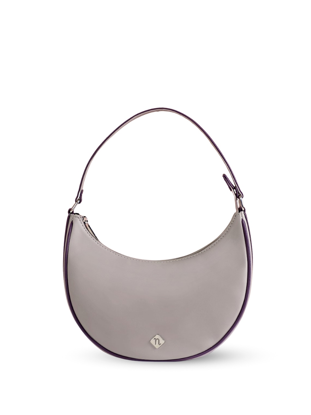 

Nestasia Half Moon Hobo Bag, Grey