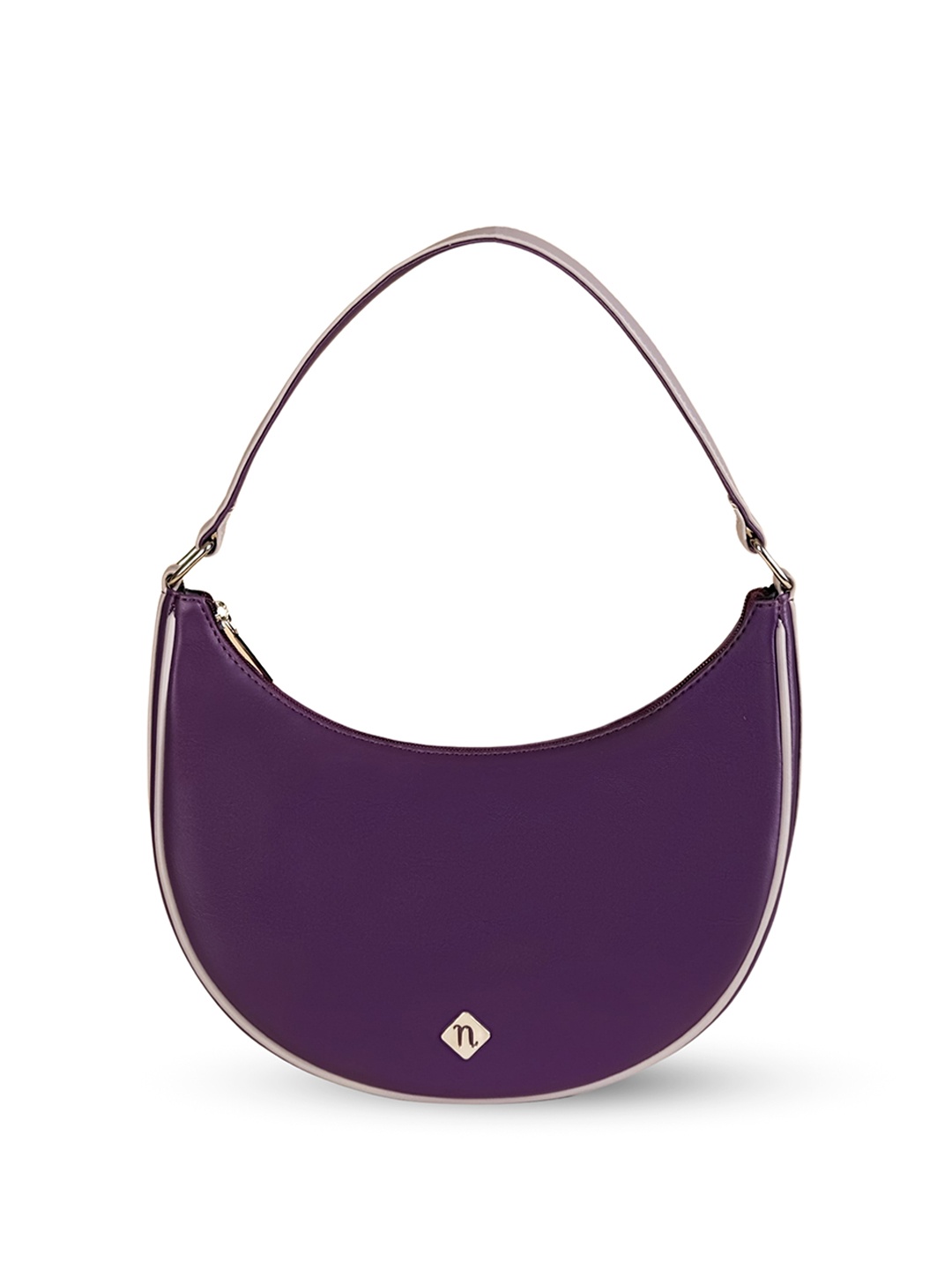 

Nestasia Half Moon Hobo Bag, Purple