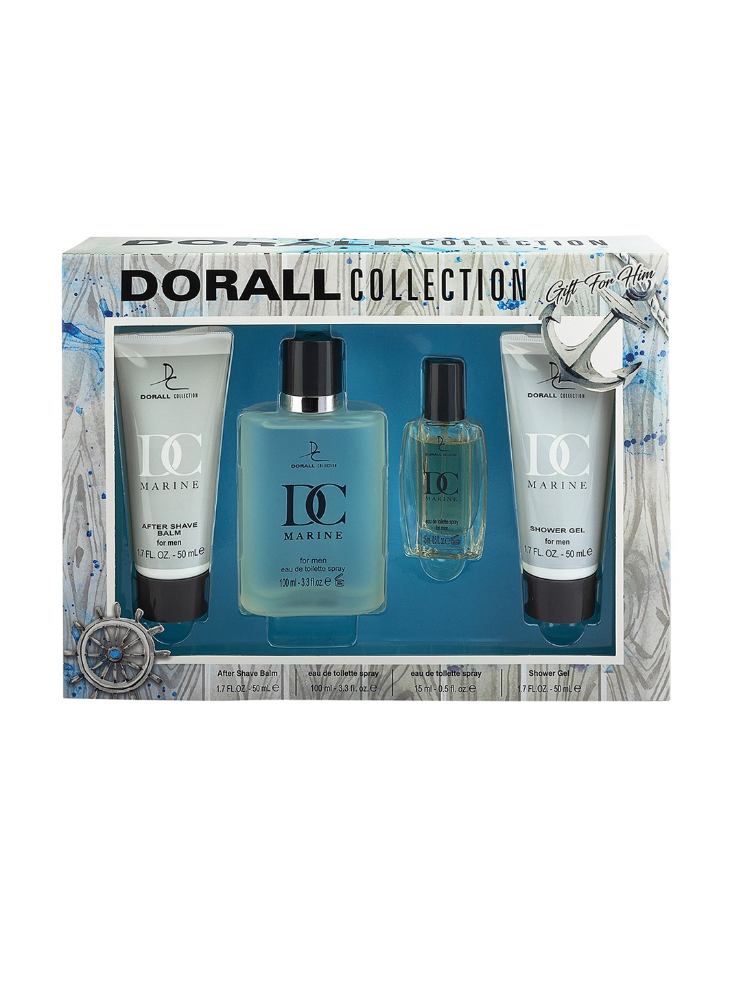 

Dorall Collection Men Marine Fragrance Gift Set, Blue