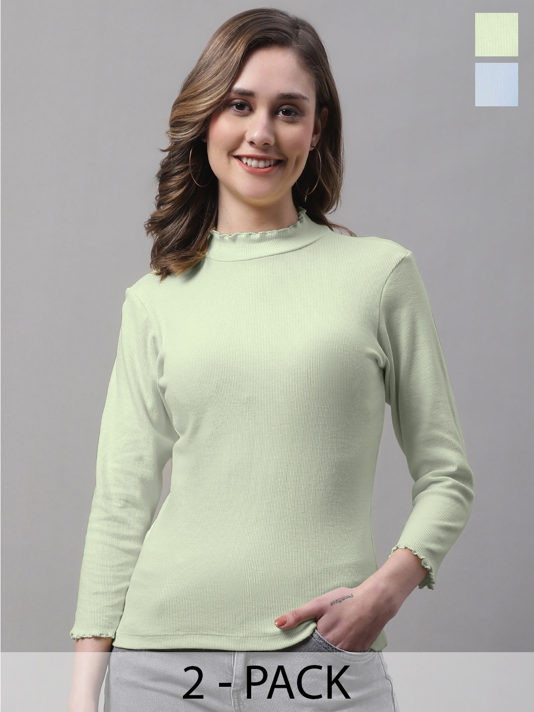 

FBAR Cotton Top, Turquoise blue